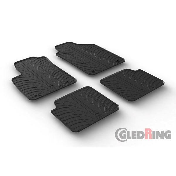 Alfombrillas De Goma Gledring Fiat 500 2013+