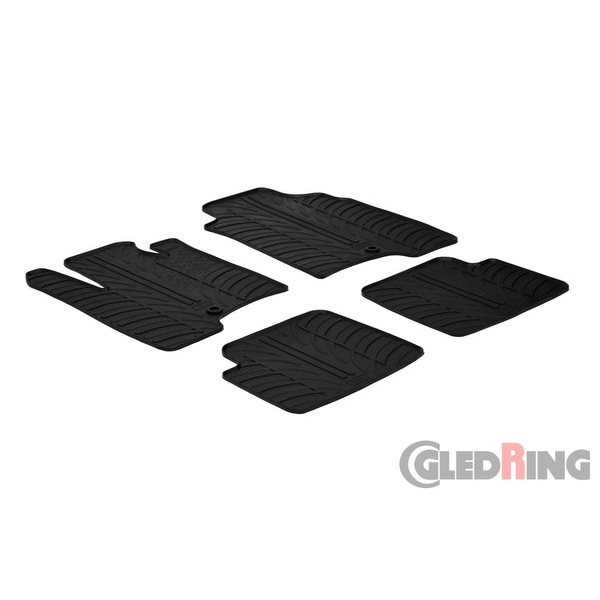 Alfombrillas De Goma Gledring Fiat Panda 2012+/5 Puertas