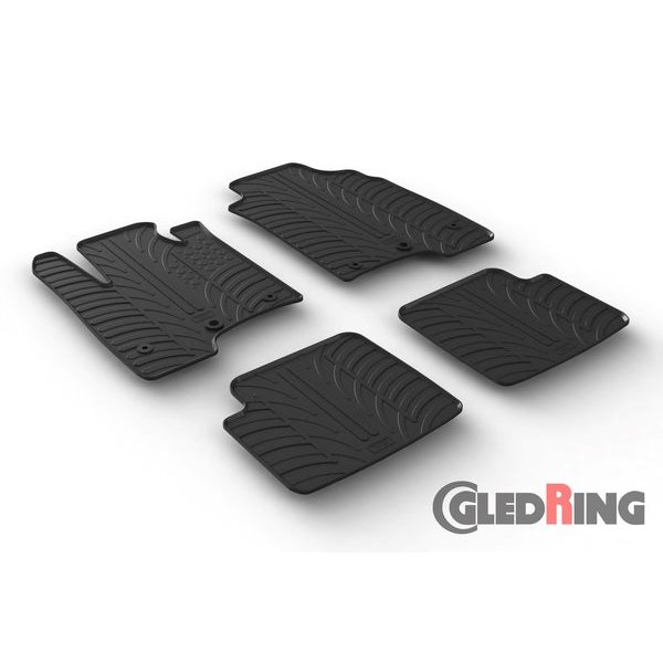 Alfombrillas De Goma Gledring Fiat Panda 2014+