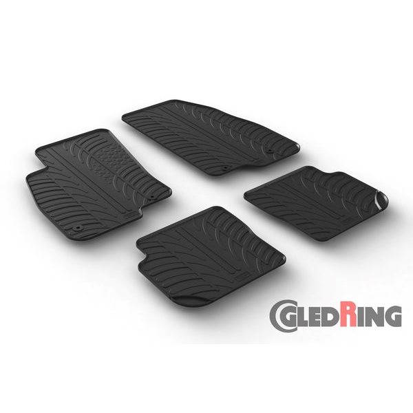 Alfombrillas De Goma Gledring Fiat Punto Evo 2014