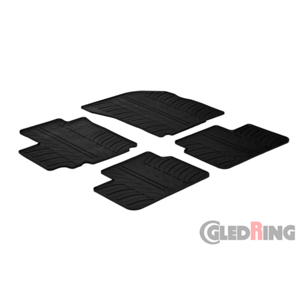 Alfombrillas De Goma Gledring Fiat Sedici 2007+