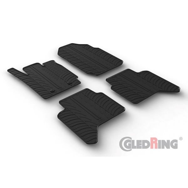 Alfombrillas De Goma Gledring Ford Ranger Doble Cabina 2013+