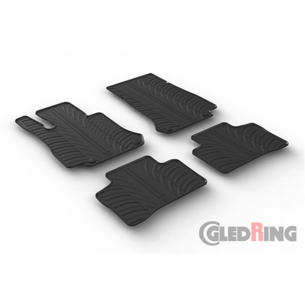 Alfombrillas De Goma Gledring Mercedes Benz Glc X253 09-2015