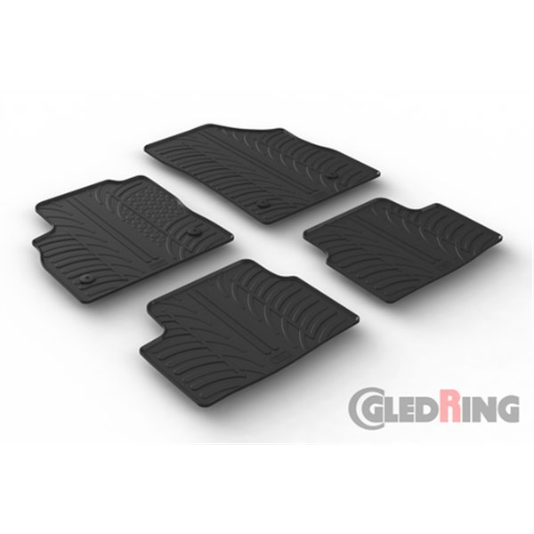 Alfombrillas De Goma Gledring Opel Astra K 10-2015 5puertas