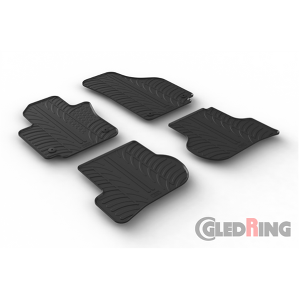 Alfombrillas De Goma Gledring Seat Altea Xl 2006+