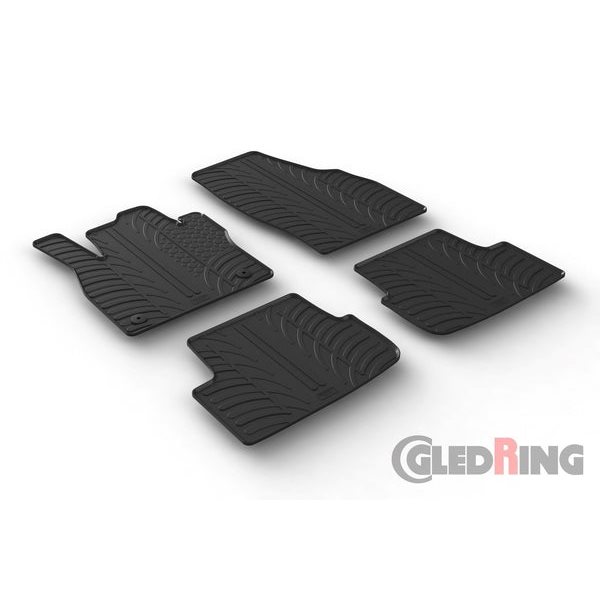 Alfombrillas De Goma Gledring Seat Ibiza 06-2017+ 5 Puertas