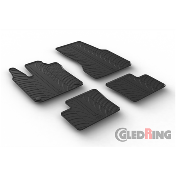 Alfombrillas De Goma Gledring Smart Smart Forfour 453 2014+