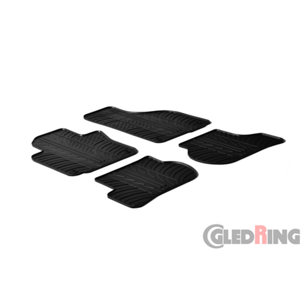 Alfombrillas De Goma Gledring Vw Golf V 2003+/ Jetta 2007-2010 / Golf Vi 2008+ / Scirocco 2009+