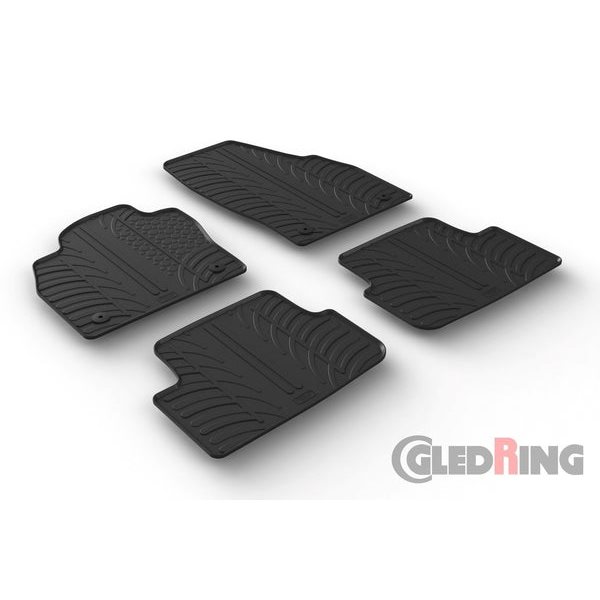 Alfombrillas De Goma Gledring Vw Polo 10-2017+ 5 Puertas