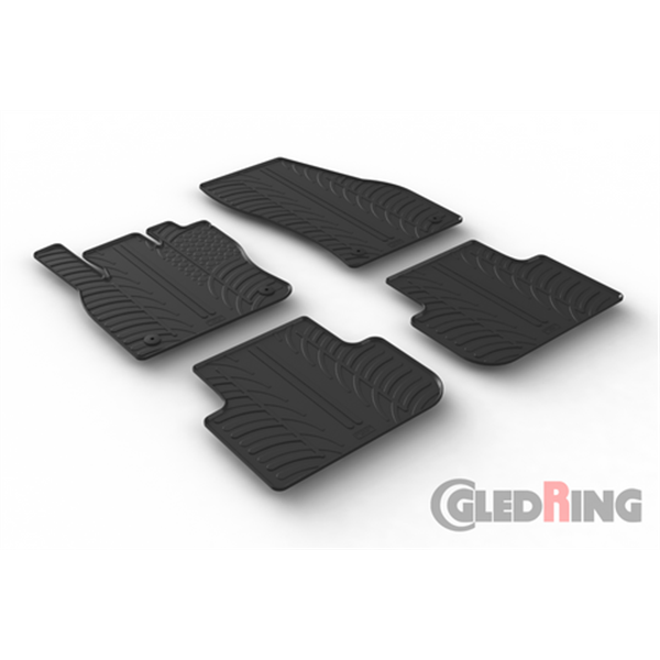 Alfombrillas De Goma Gledring Vw Tiguan 04-2016